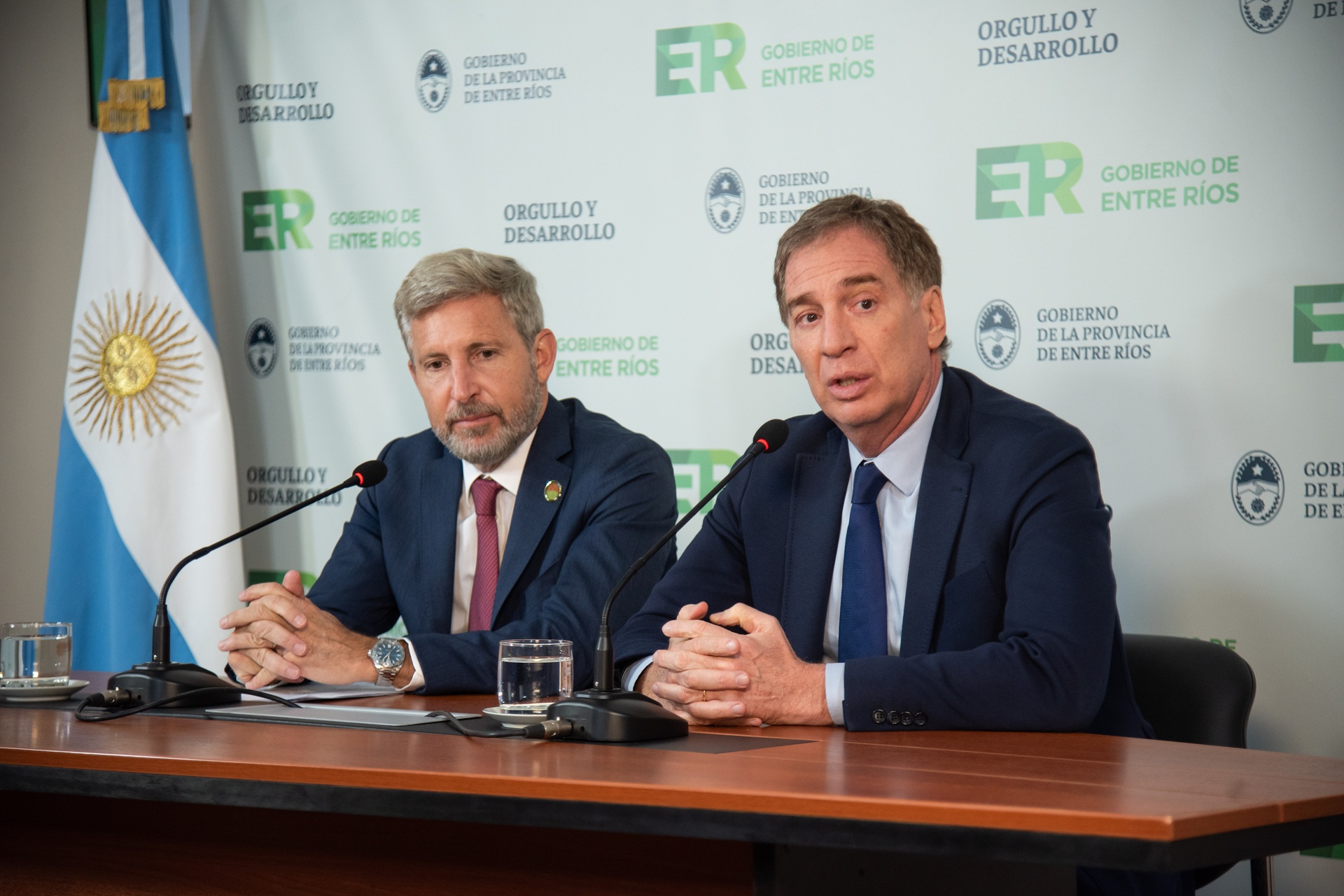 Frigerio recibió a Santilli y ratificó el acompañamiento de Entre Ríos a las reformas que impulsa Nación